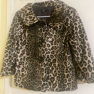 Rafaella vintage leopard/cheetah print coat